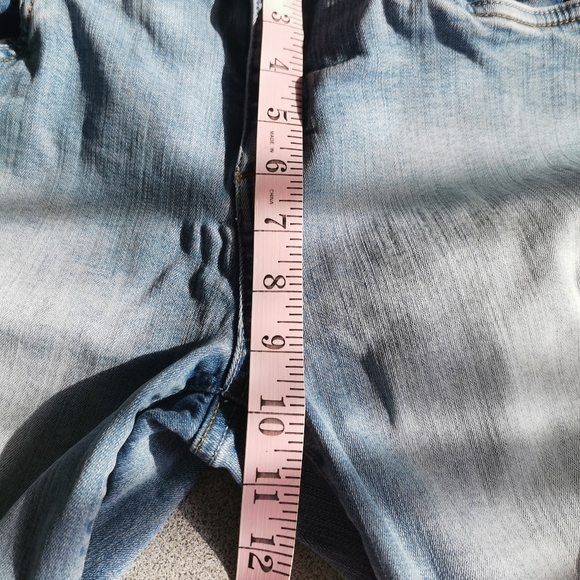Liquid Jeans Denim Stretch Shorts Size 11/12 - Picture 7 of 9